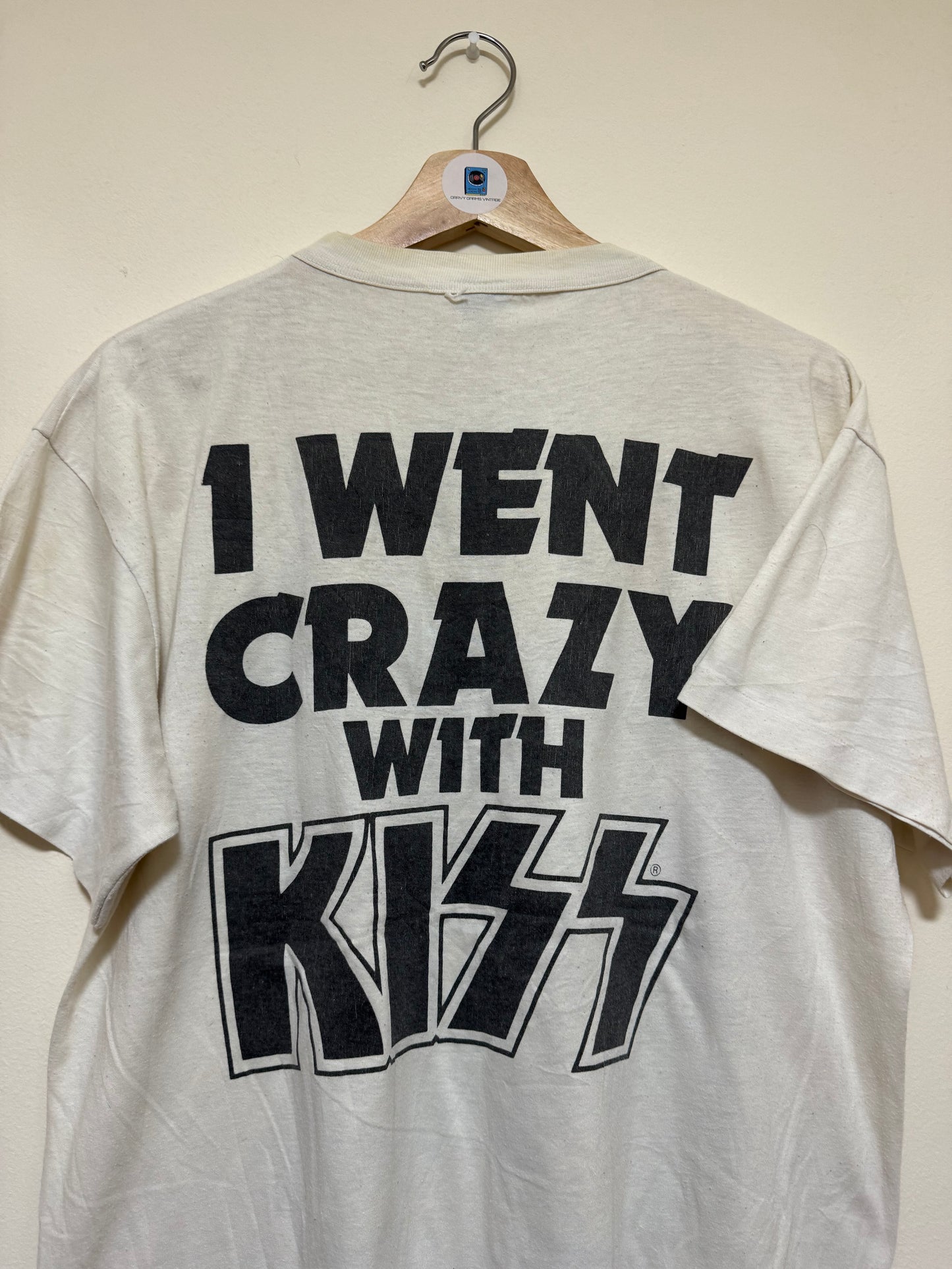 Vintage 1987 Kiss Tour Promo Original T Shirt