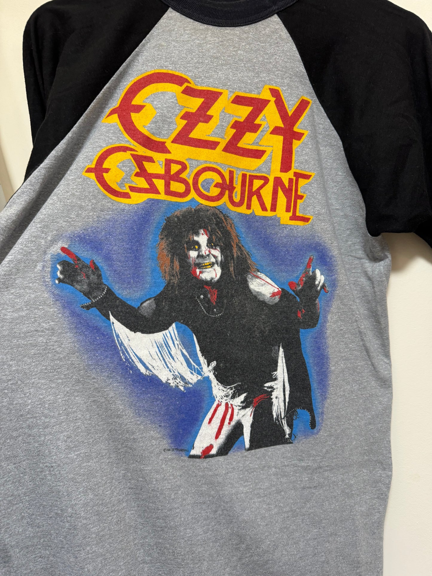 Vintage 1981 Ozzy Osbourne Diary Of A Madman Original Long Sleeve T Shirt