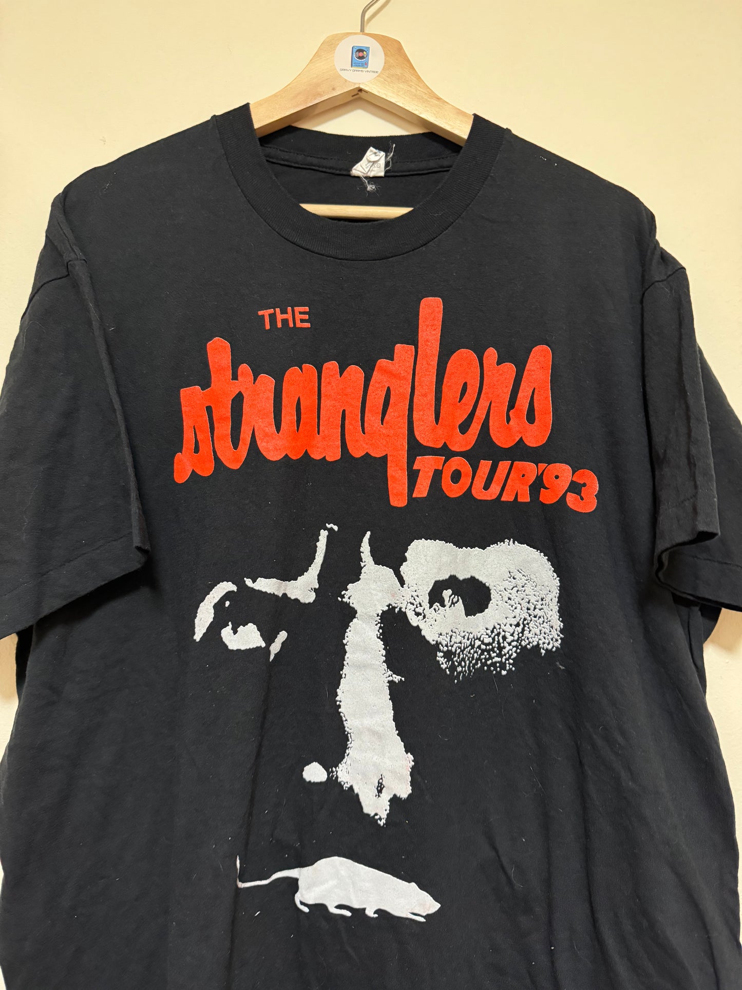 Vintage 1993 The Stranglers Dundee Tour Original T Shirt