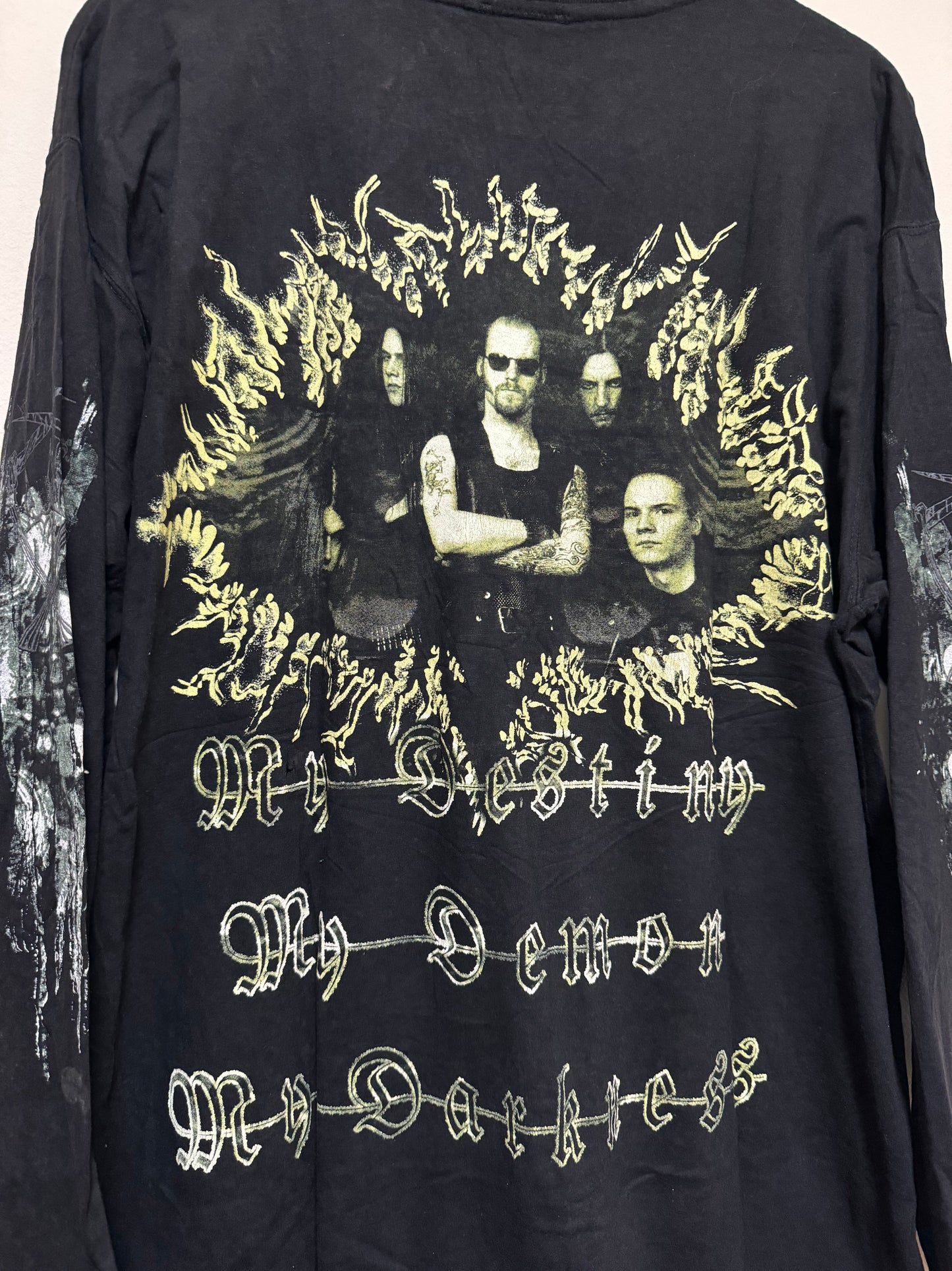 Vintage 1998 Naglfar Diabolical Four Sided Longsleeve Original T Shirt XL