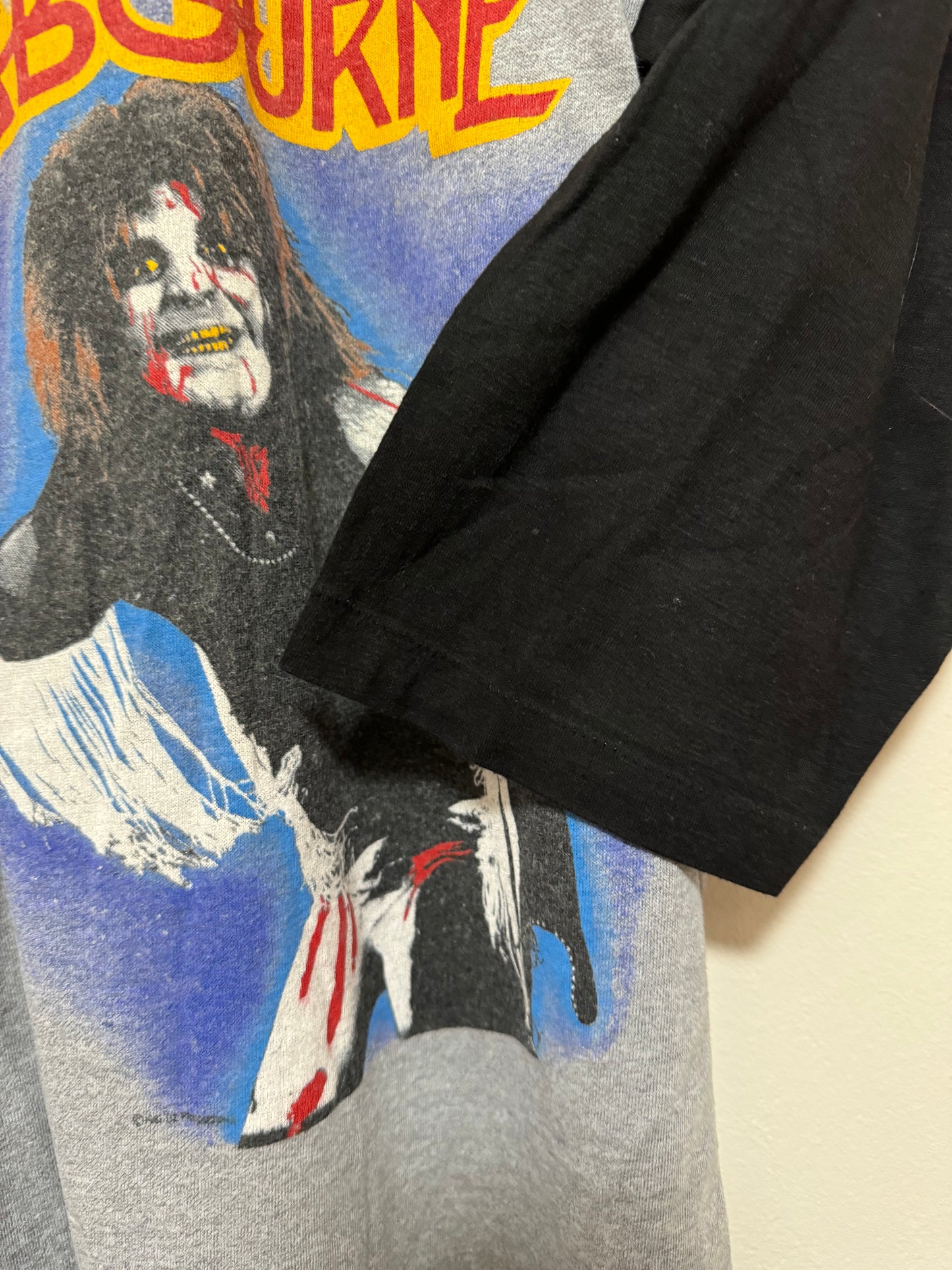 Vintage 1981 Ozzy Osbourne Diary Of A Madman Original Long Sleeve T Shirt