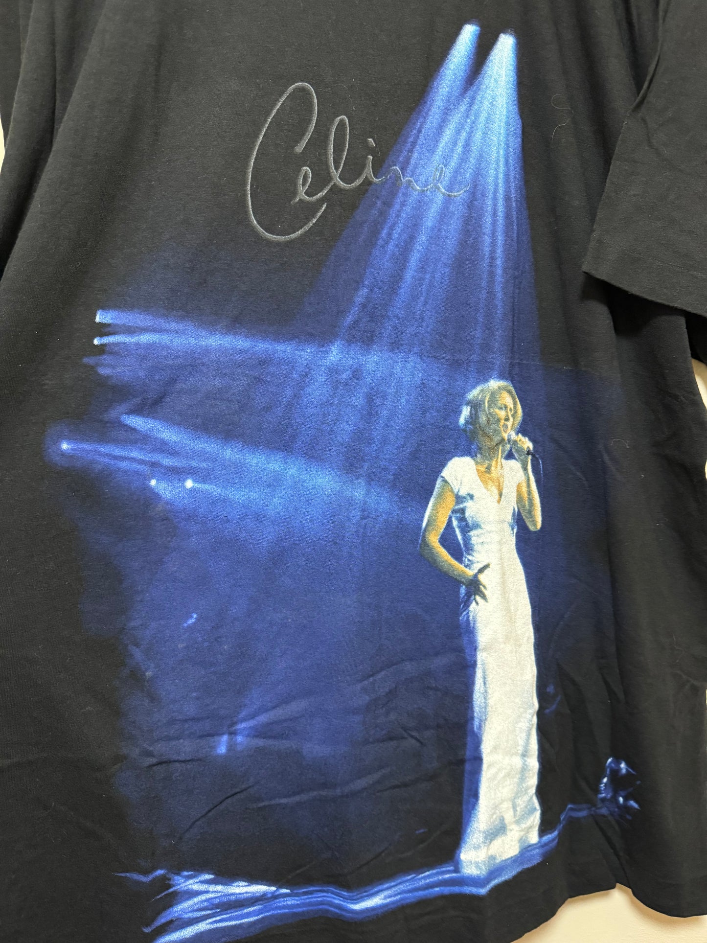 Vintage 90s Celine Dion Original Promo T Shirt XL