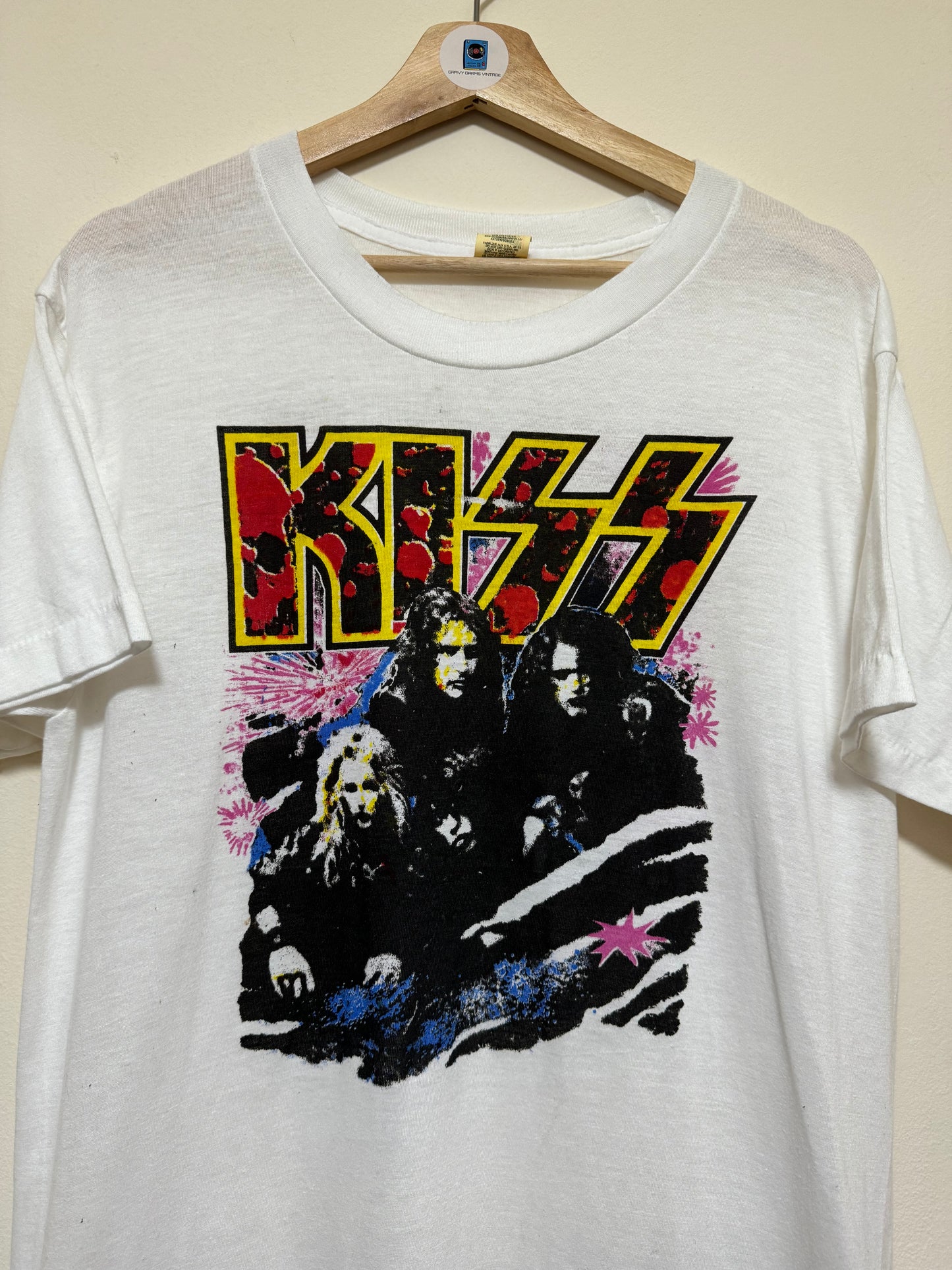 Vintage 1992 Kiss Revenge World Tour Original Promo T Shirt