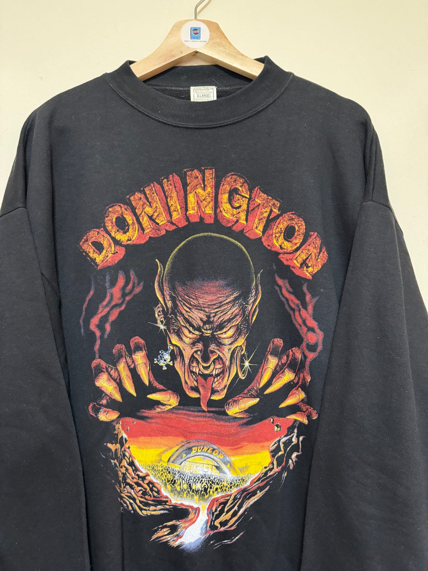 Vintage 1996 Donington Festival Original Sweatshirt XL