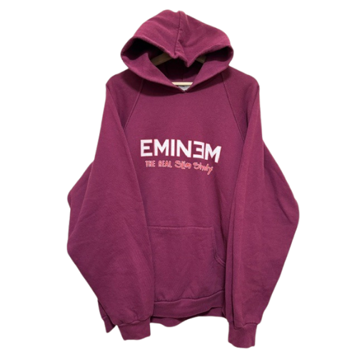 Vintage 90s Eminem The Real Slim Shady Europe Tour Promo Original Hoodie XXL