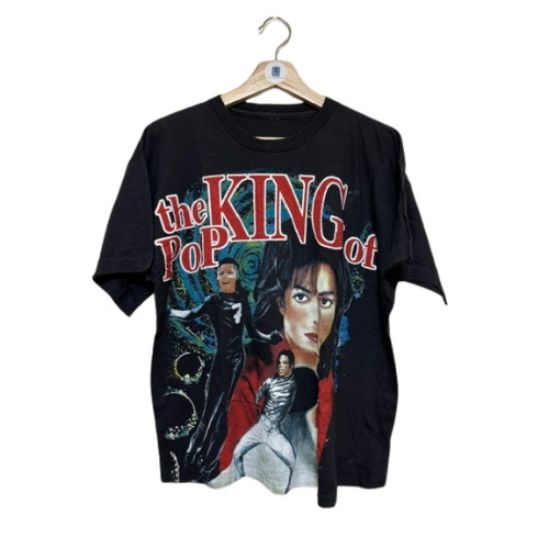 Vintage 90s Michael Jackson Bootleg European Promo T-Shirt &nbsp;