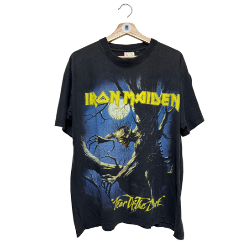 Vintage 90s Iron Maiden European Tour Promo T Shirt Medium