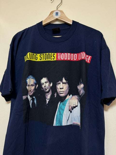 Vintage 1994 - 1995 The Rolling Stones Voodoo Lounge USA Tour Promo Original T-shirt XL