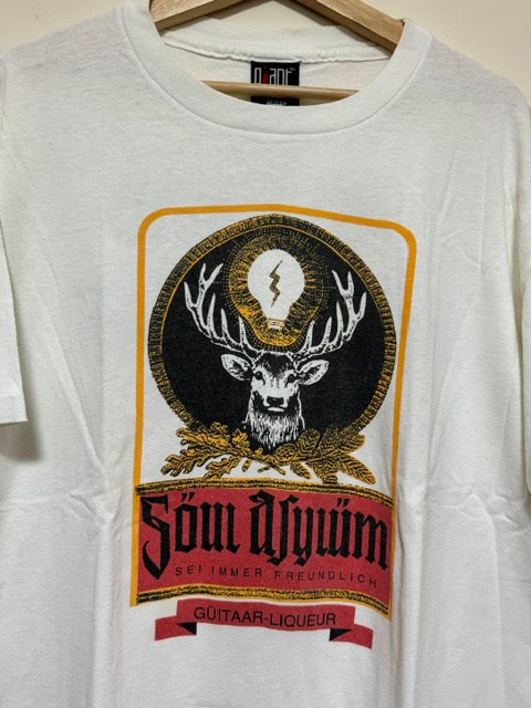 Vintage 90s Soul Asylum "Ice Cold Jägermeister" Style Promo T-Shirt Tee Giant Tag Size XL