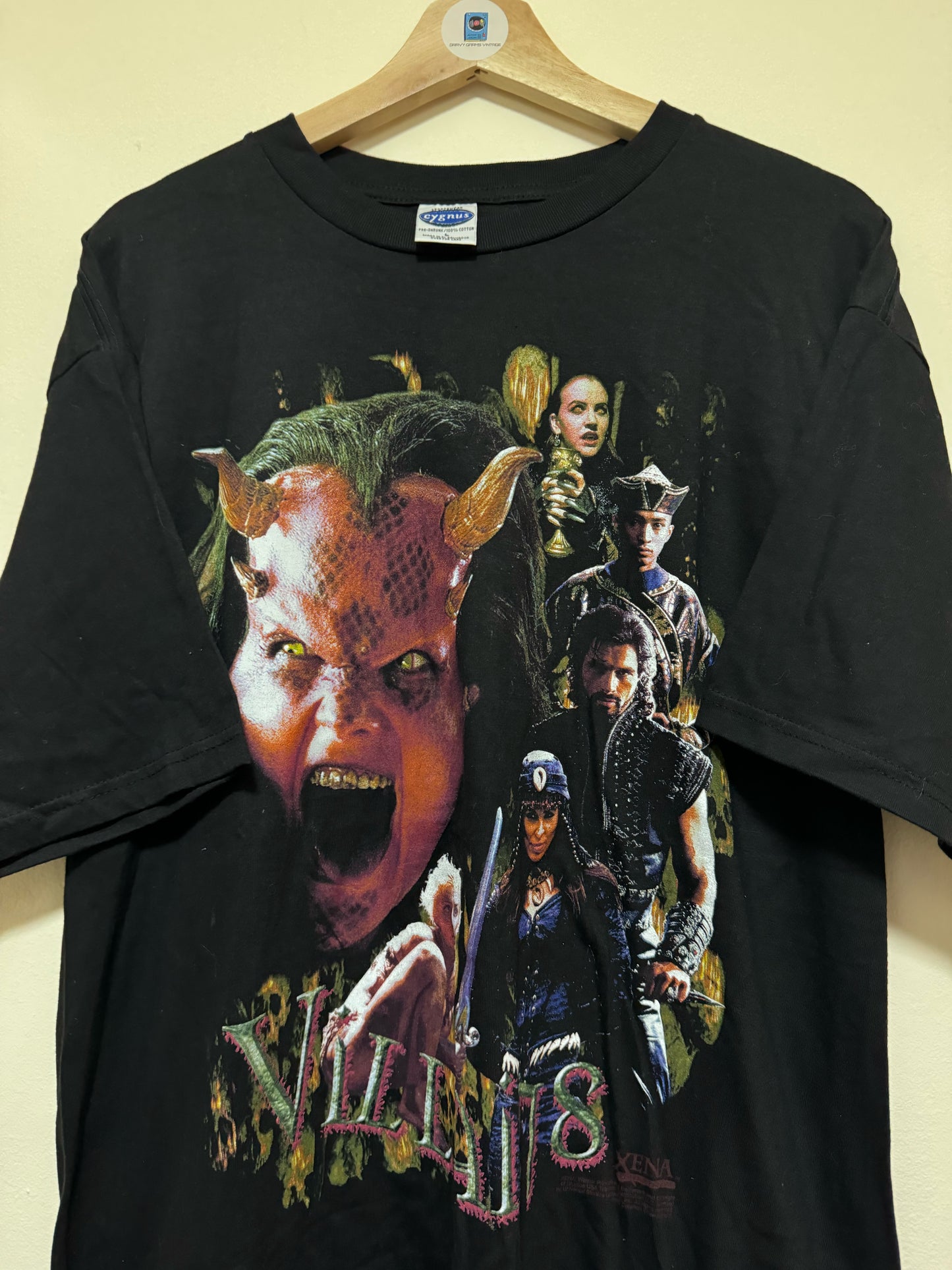 Vintage 1990s XENA Princess Warrior Movie Promo T-shirt Large