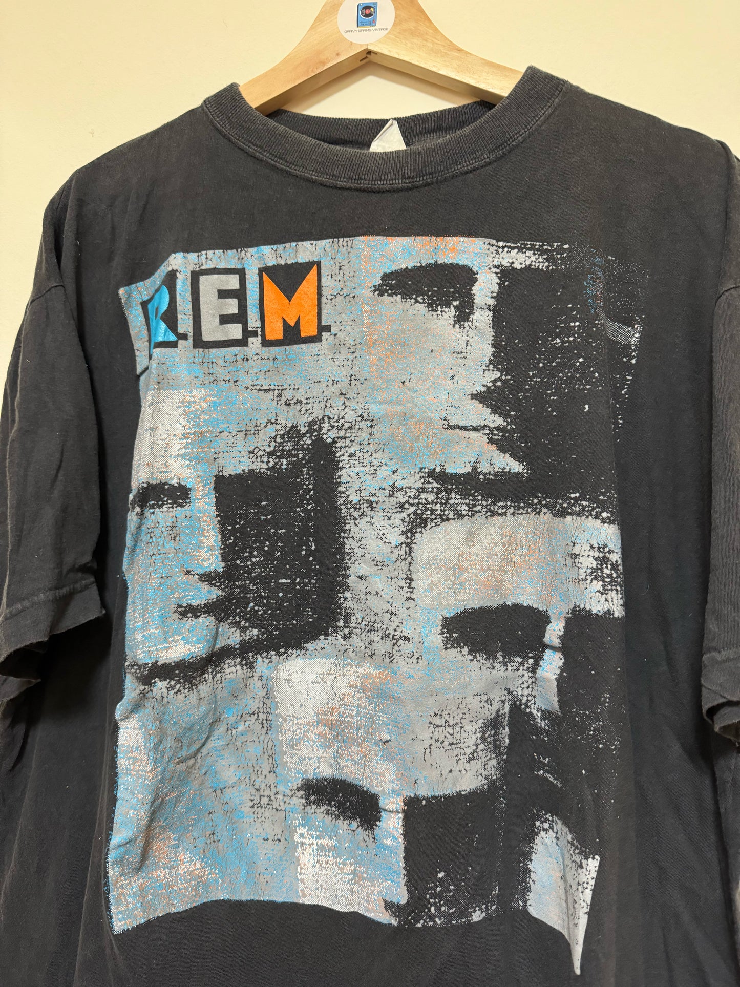 Vintage R.E.M. 80s Original Europe Tour Promo T-shirt