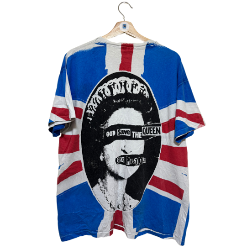 Vintage 90s Sex Pistols God Save The Queen Fifth Column Hanes XL